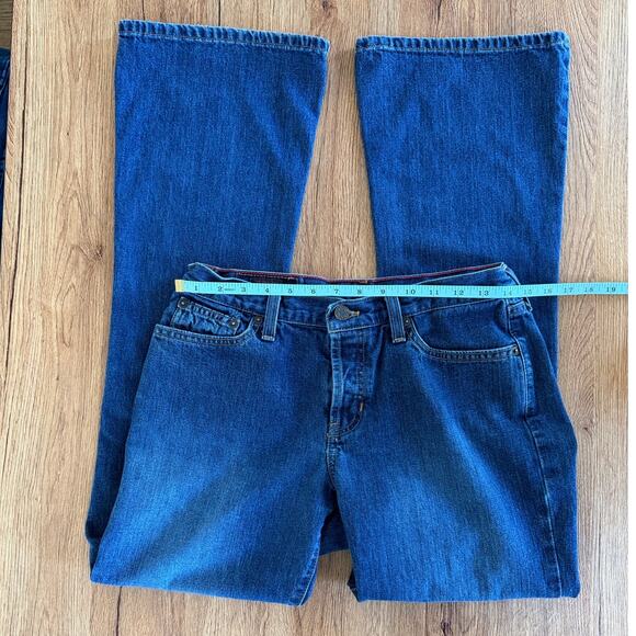 Vtg Abercrombie & Fitch Low-Rise Flare Jeans Size 4 Regular - Picture 5 of 8